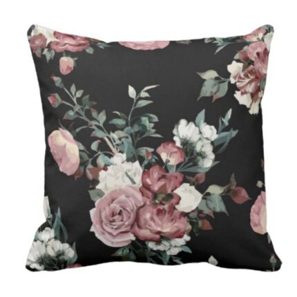Designer Floral Cushion Cover
