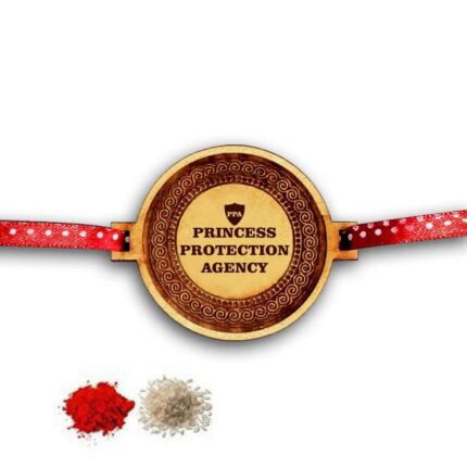 Engraved Princess Protection Agency Rakhi
