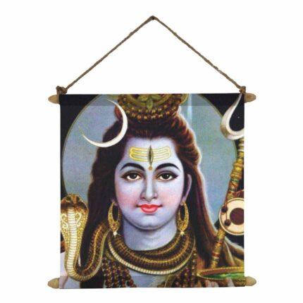 Graceful Shiva Canvas Scroll