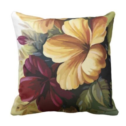 Hibiscus Floral Cushion Covers