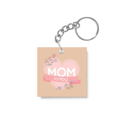 I Love you Mom Keychain