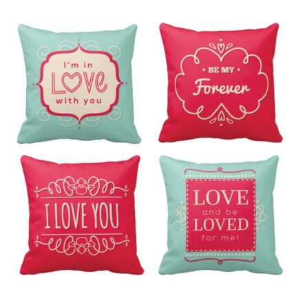 In Love with You Forever Cushion Covers Set of 4