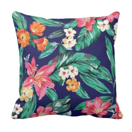 Ivory floral Cushion Cover