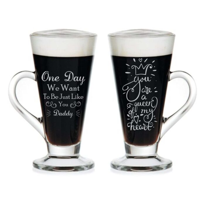 Just Like Mom Dad Engraved Tea Mugs