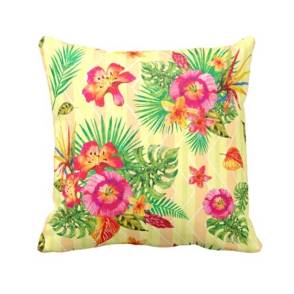 Statuesque Floral Flowers Printed Cushion Covers