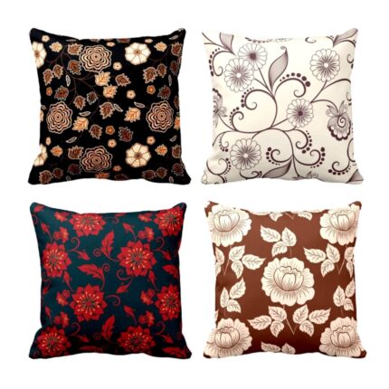 Dazzling Floral Cushion Covers Set of 4