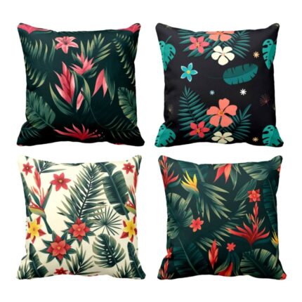 Beauteous Floral Cushion Covers Set of 4