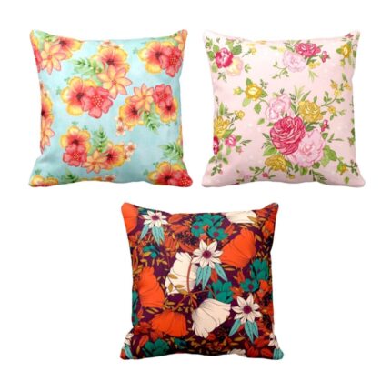 Taking Marvelous Floral Cushion Covers Set of 3
