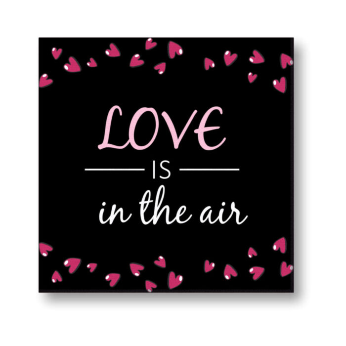 Love is in The Air Painting Canvas Frame