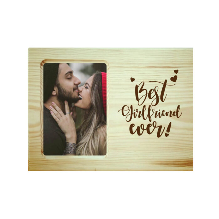 Best Girlfriend Ever Engraved Photo Frame