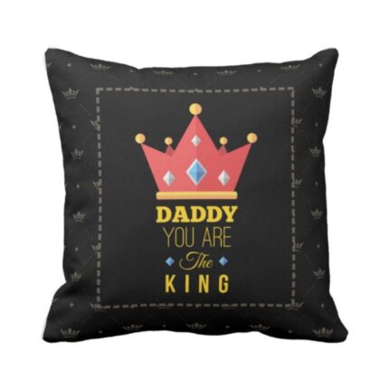 King Daddy Printed Cushion Cover