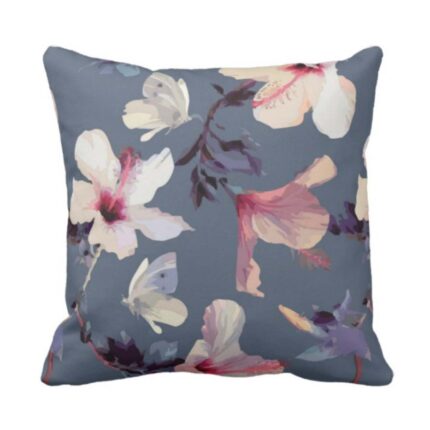 Leaf Designs Floral Cushion Cover