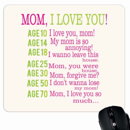 Love You Mom Mouse Pad