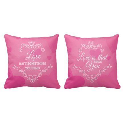 Love will Find You Couple Cushion Covers - Set of 2