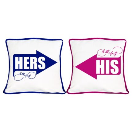Love you till the End His and Hers Couple Cushion Covers