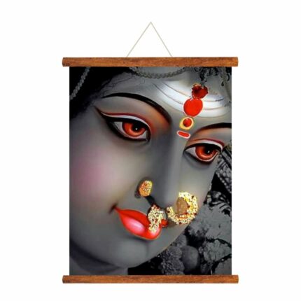 Loving Maa Durga Canvas Scroll