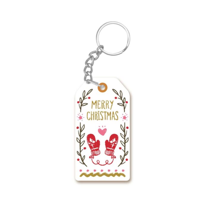 Merry Christmas keychain