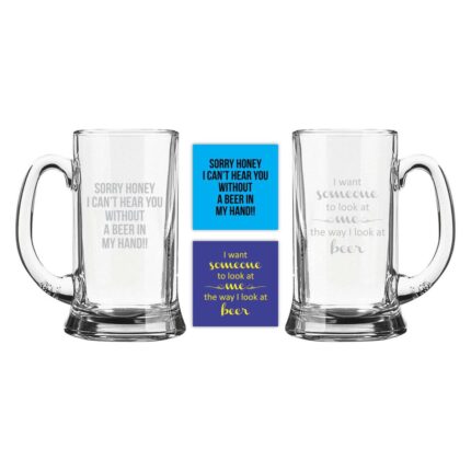 Engraved Mesmerizing Beer Mug