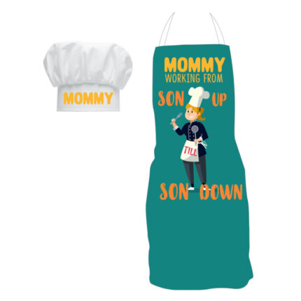 Mommy Working from Son Up Till Son Down Apron