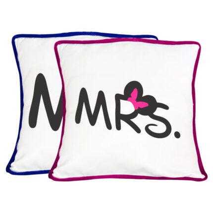 Mr and Mrs Mickey Minnie Couple Cushion Covers