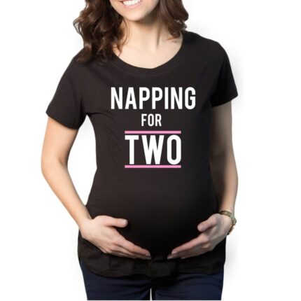 Napping for Two Maternity T-shirt