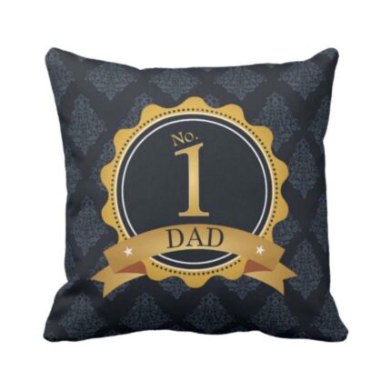 No. 1 Dad Printed Cushion Cover