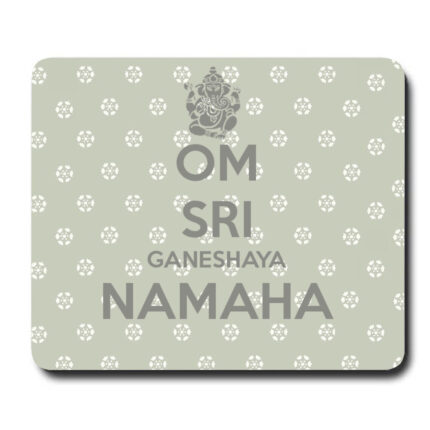 Om Sri Ganeshaya Namaha Mouse Pad