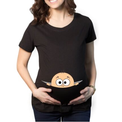 Peek a Boo Maternity T-shirt