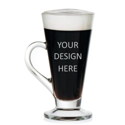 Personalized Engraved Glass Tea Cup