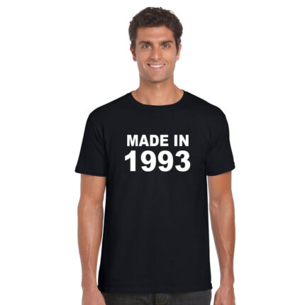 Personalized Made in Year Birthday Unisex T-Shirt