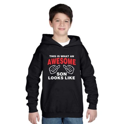 This is What an Awesome Son Looks Like Kids Sweatshirt