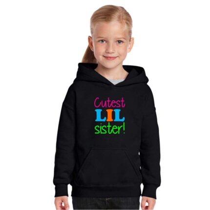 Cutest Little Sister Kids Sweatshirt