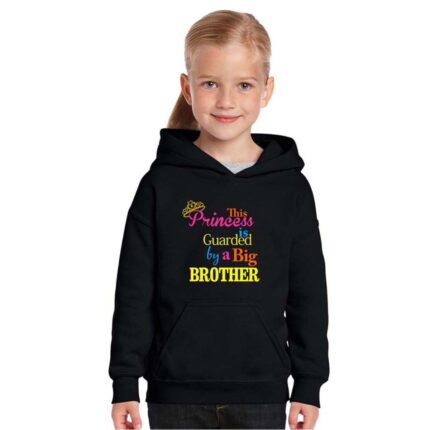 This Princess is Guarded By a Big Brother Kids Sweatshirt