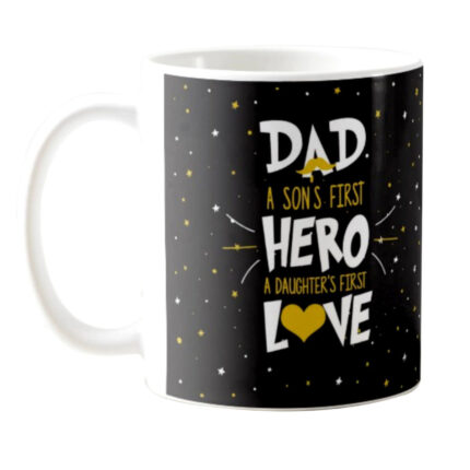 Sons Hero Daughters Love Dad Coffee Mug