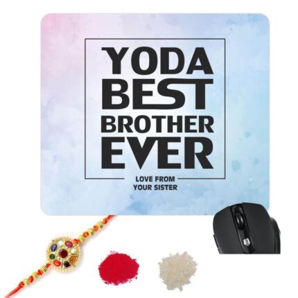 Star Wars Yoda Best Brother Ever Mousepad