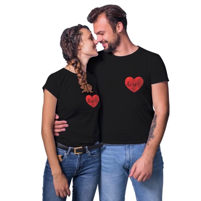 His Her Couple T-shirt