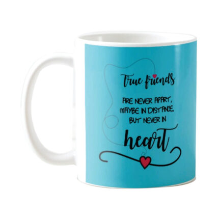 True Friends Together in Heart Mug