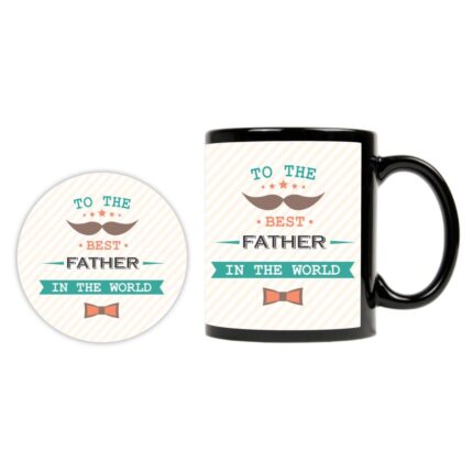Worlds Best Father Black Mug