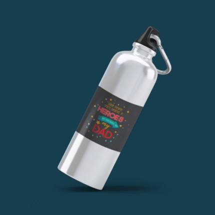 Hero Dad Sipper Water Bottle for Dad Stainless Steel - Gym, Office