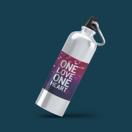 Girlfriend Wife One Love One Heart Stainless Steel Sipper Water Bottle - 600 ml