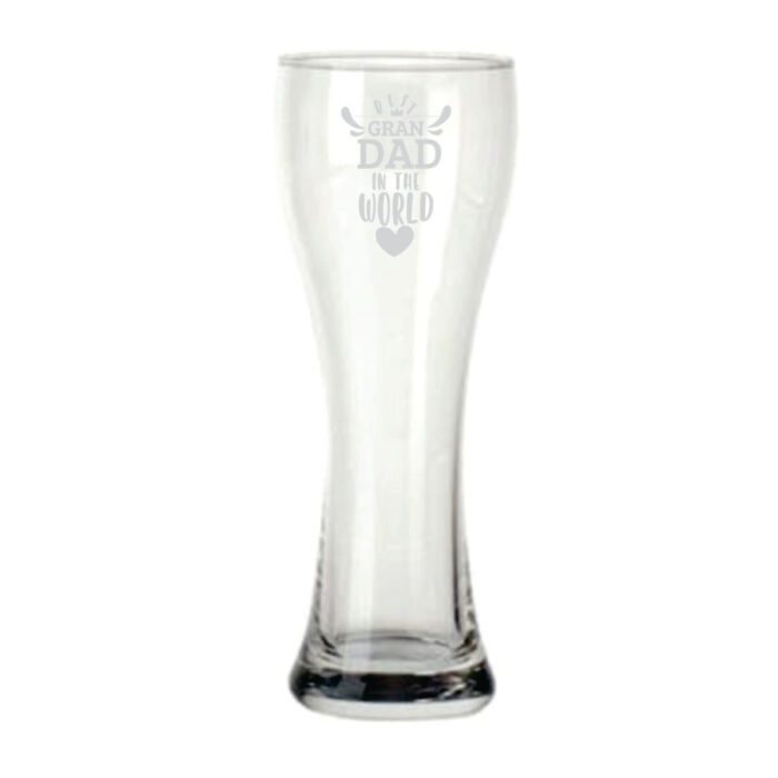 Best Grandad in the World Beer Pilsner Glass