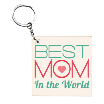 Best Mom In The World Keychain