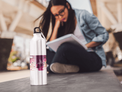 Gifts for Girlfriend Be Mine Stainless Steel Sipper Water Bottle - 600 ml
