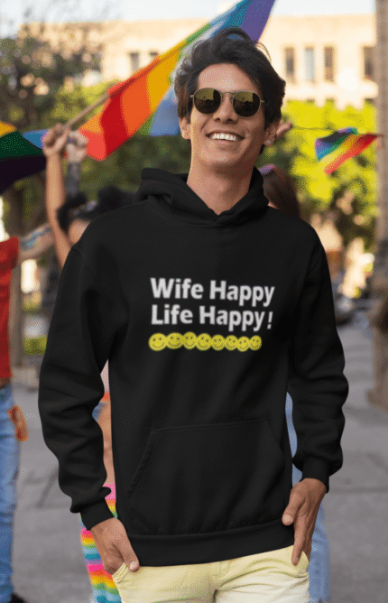 Wife Happy Life Happy Sweatshirt