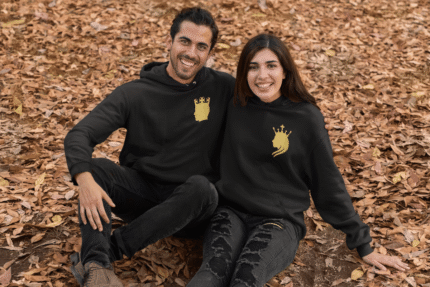 King Queen Begum Badshah Couple Sweatshirts
