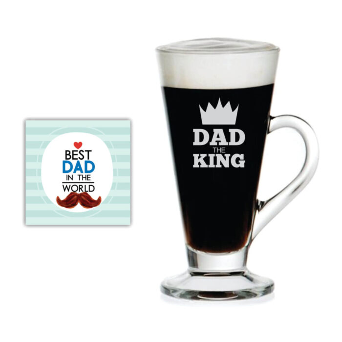 Dad The King Engraved Tea Mug