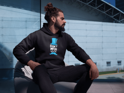 Do Not Mess With Moustache Sweatshirt For Men