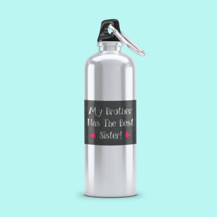 Yaya Cafe Birthday Gifts for Brother, My Sister Has The Best Brother Sipper Water Bottle