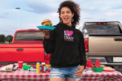 I Love My Crazy Husband Sweatshirt for Wife