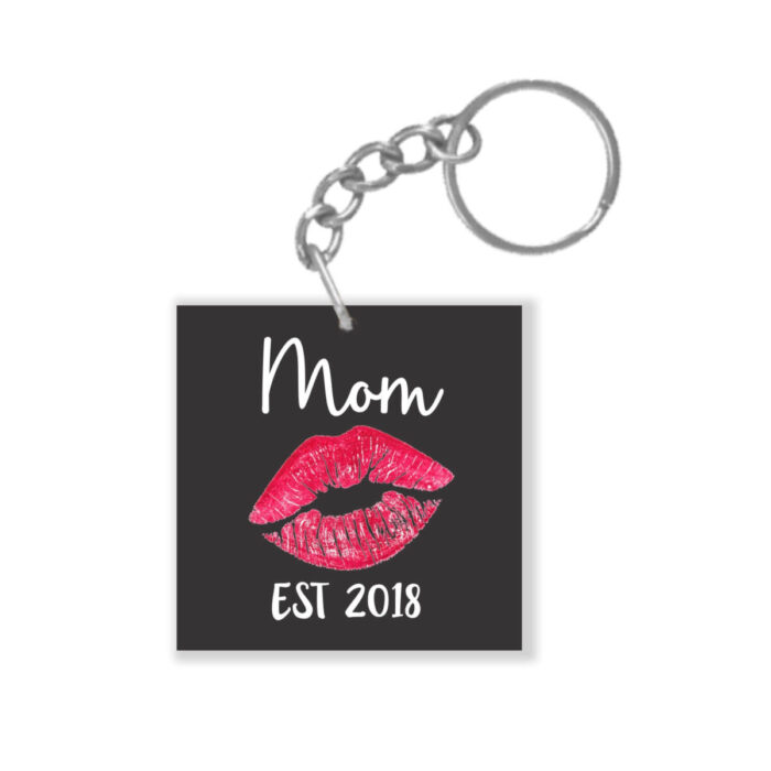 Funky Mom Keychain Keyring